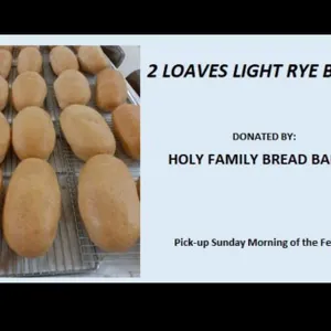(2) Loaves Light Rye Bread