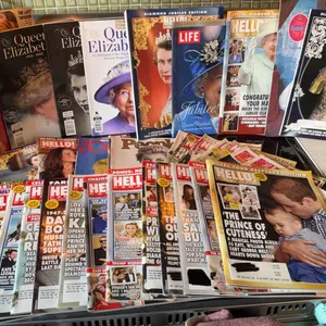Lot of Royalty Magazines Featuring Queen Elizabeth II and British Royals