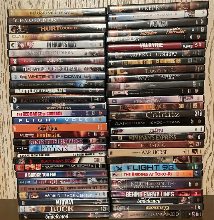 War and Action DVDs