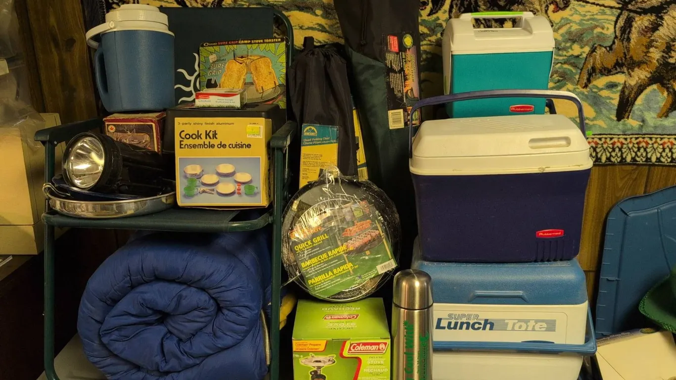 Coleman Camping Gear, Coolers, Chairs, Stoves, and Accessories