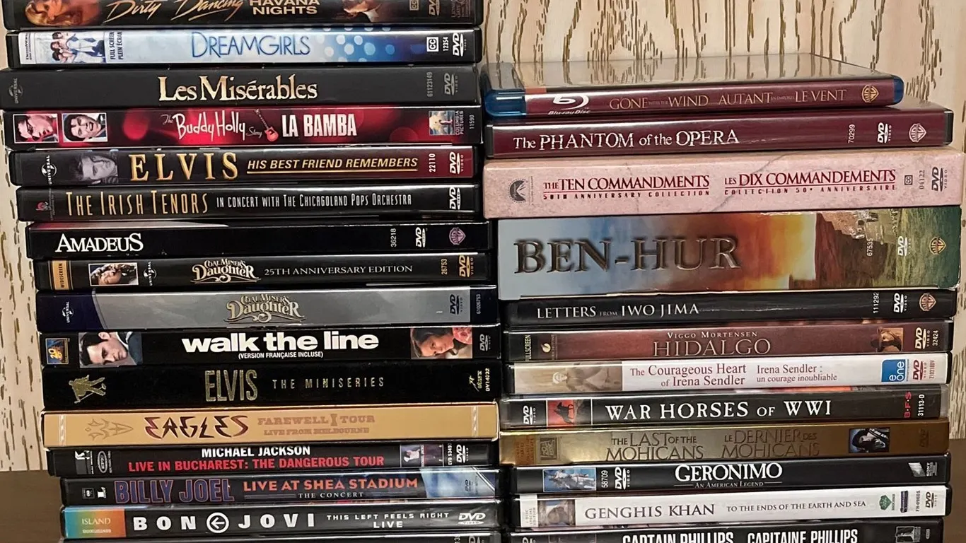 DVD and Blu-ray Movies and Concerts