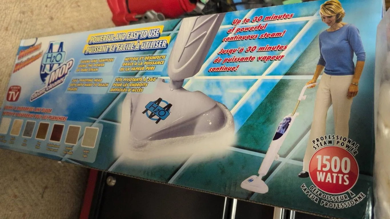 H2O Mop X5 1500 Watt Steam Cleaning Mop with Pads
