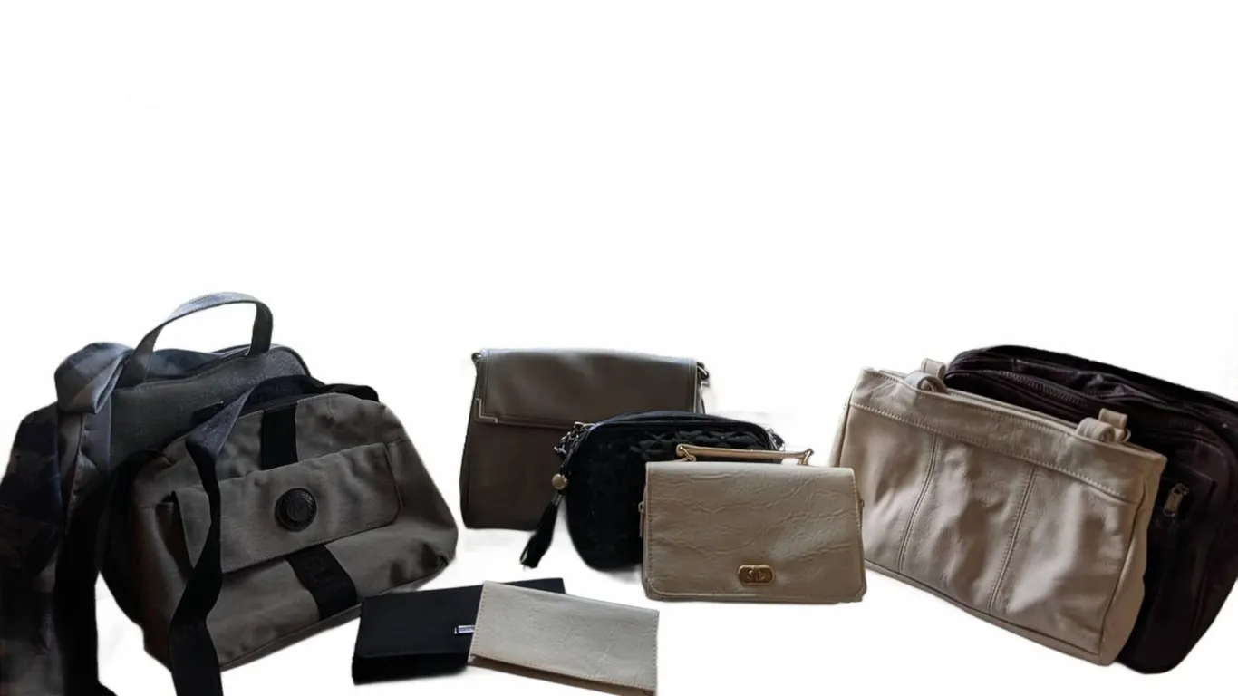 Lady's Handbag Collection—Genuine Leather and Mixed Materials