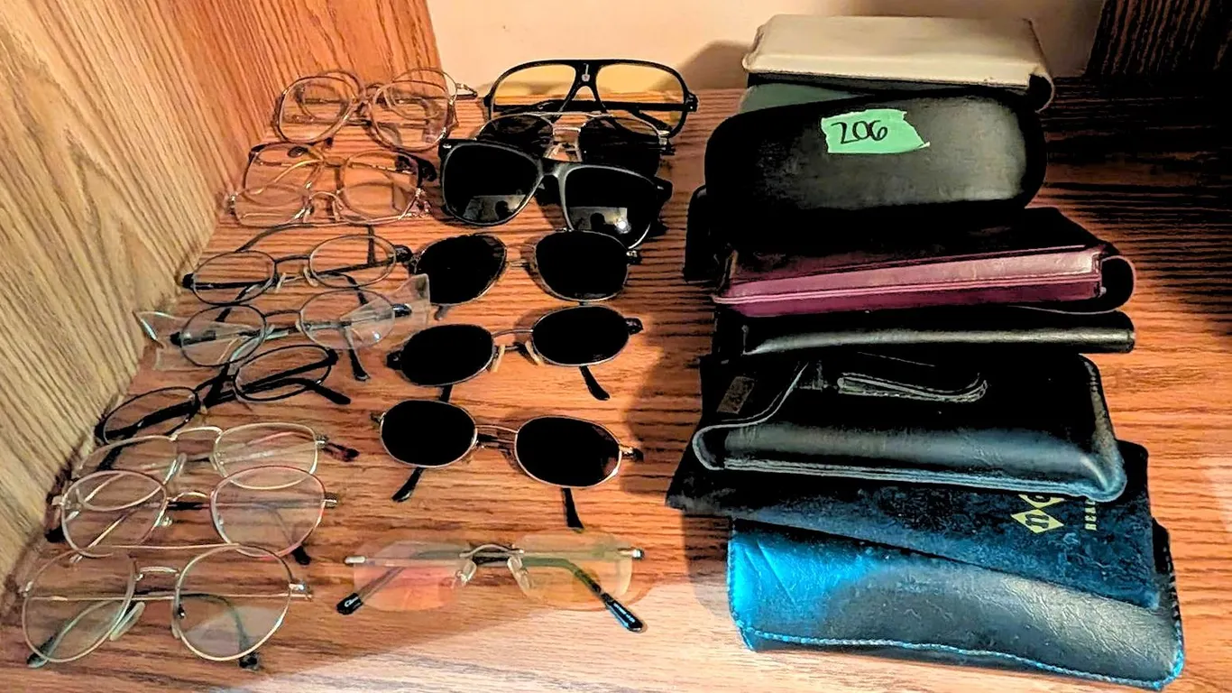 Eyeglasses and Sunglasses with Cases Lot