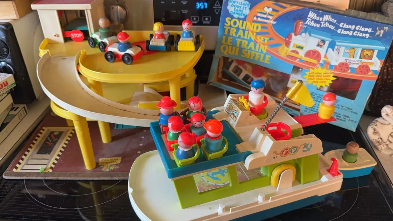 Fisher Price Vintage Little People Playsets with Accessories
