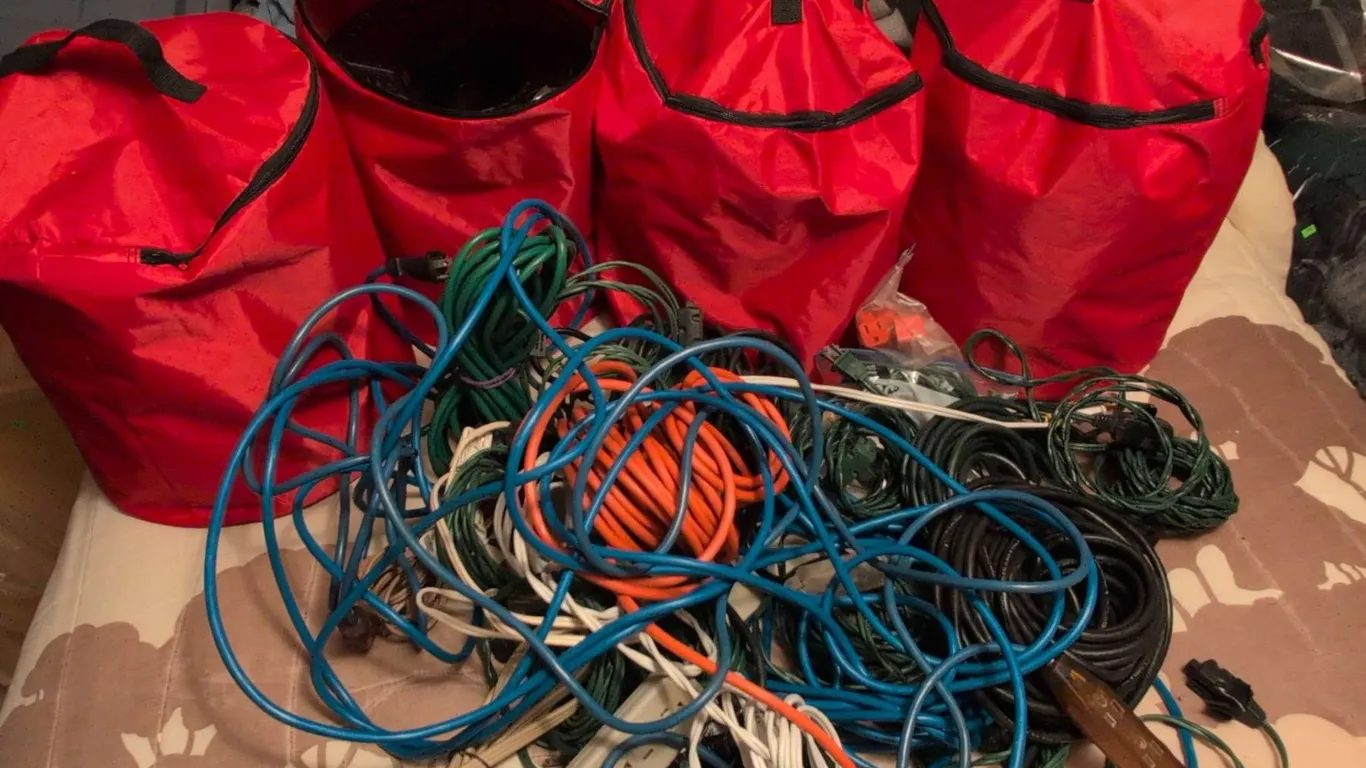 Holiday Lights, Power Strips, and Extension Cords Lot