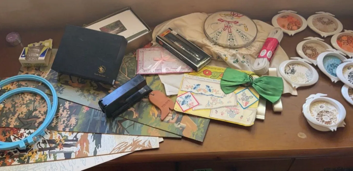 Embroidery and Craft Supplies Lot