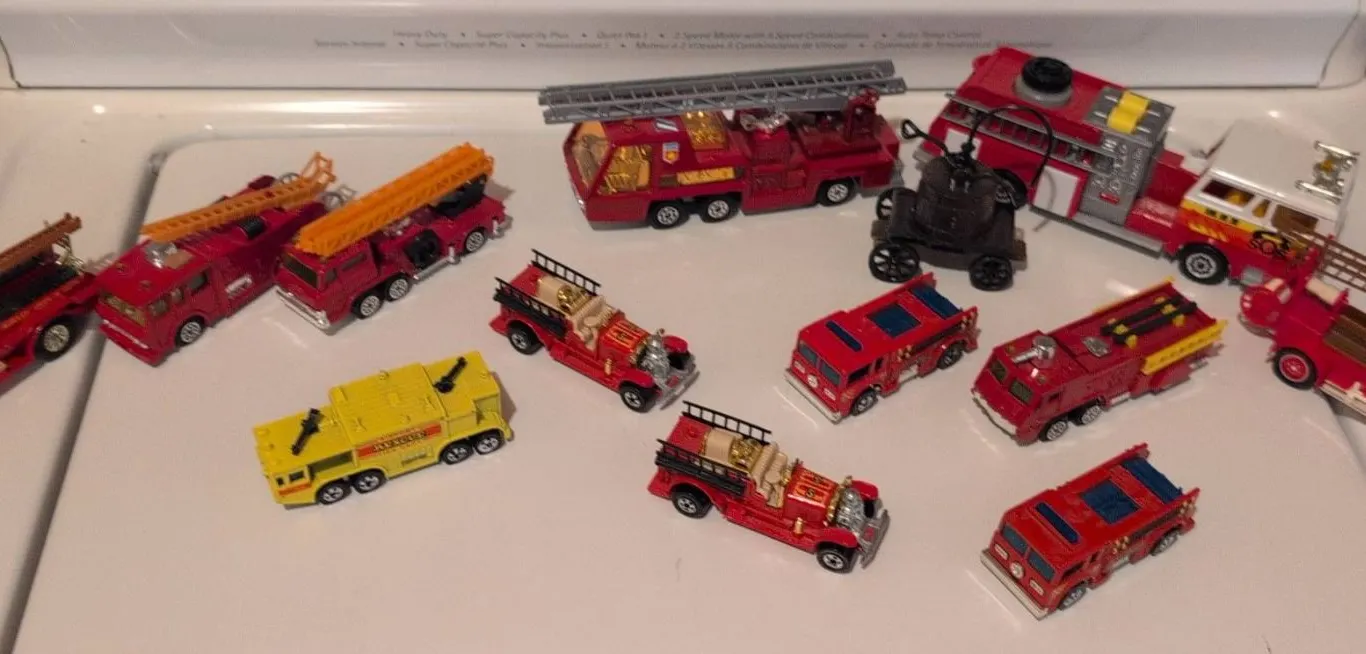 Diecast Metal Toy Fire Trucks and Rescue Vehicles