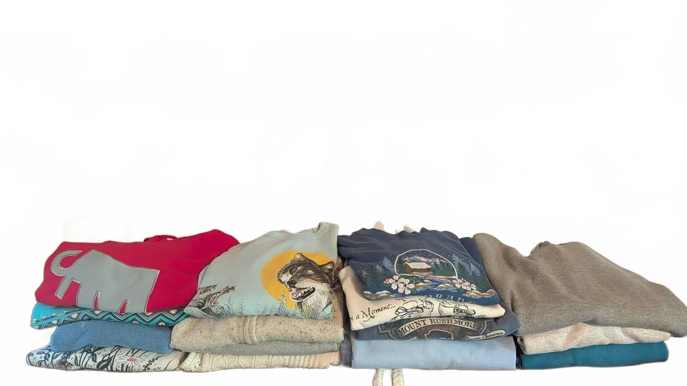 Ladies Size M-L Crew Neck Sweatshirts and Sweaters Lot