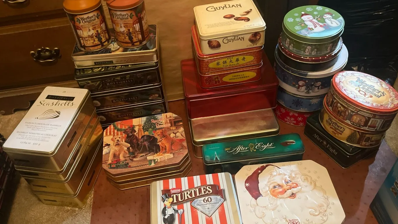 Decorative Chocolate and Candy Tins