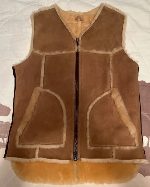 Egli's Sheep Farm Shearling Sheepskin Vest, Made in Canada
