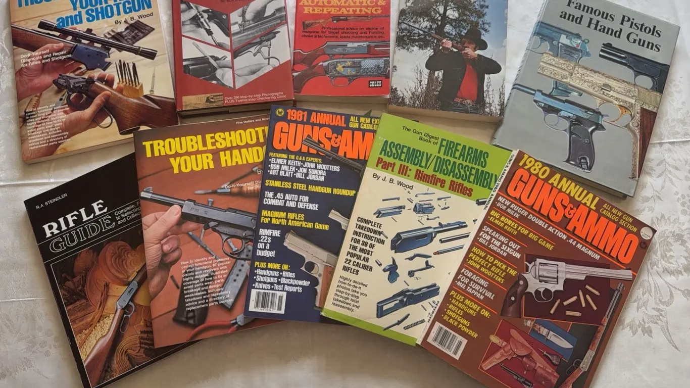 Firearms Reference and Guns & Ammo Magazines (10 Pieces)