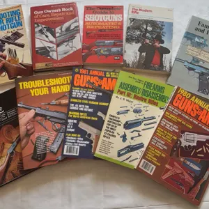 Firearms Reference and Guns & Ammo Magazines (10 Pieces)