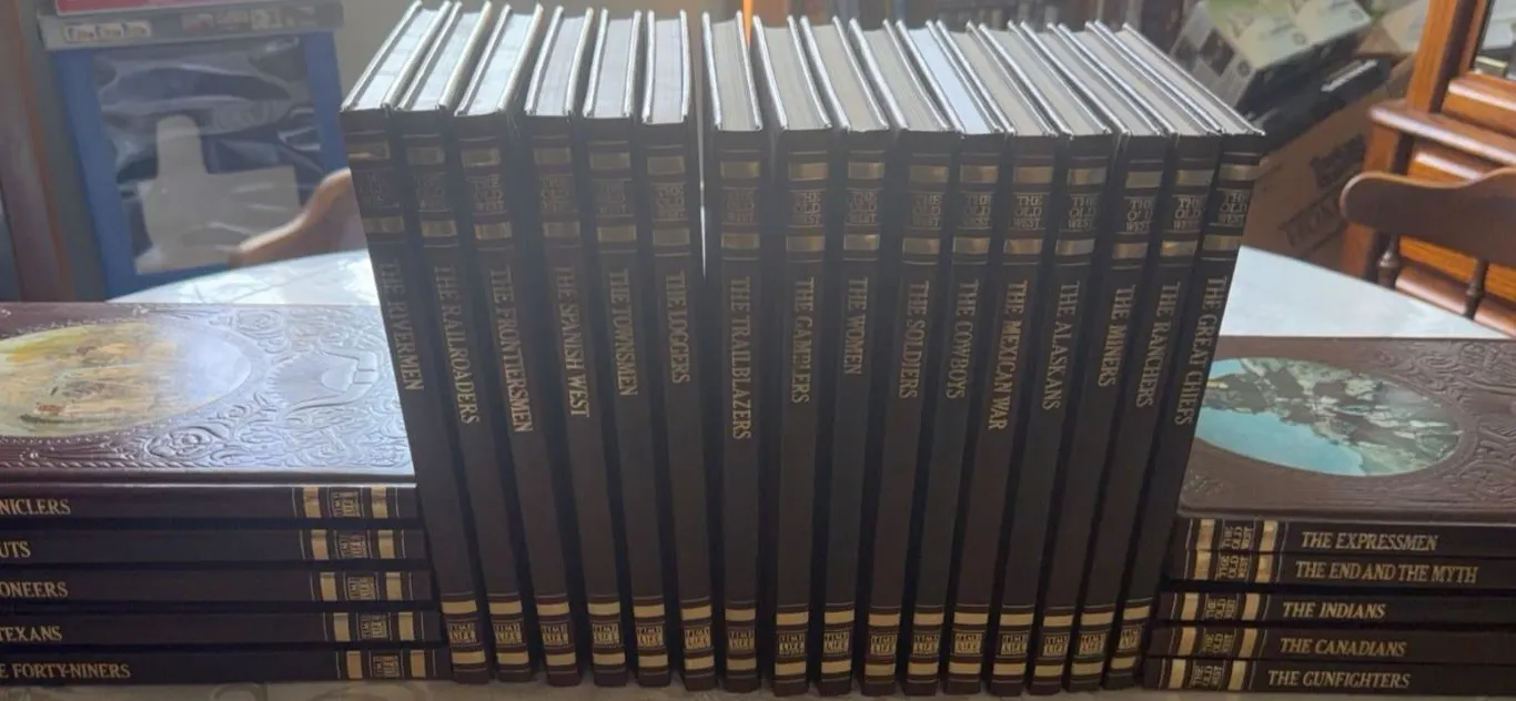 Time Life The Old West Book Series, Set of 26 Volumes