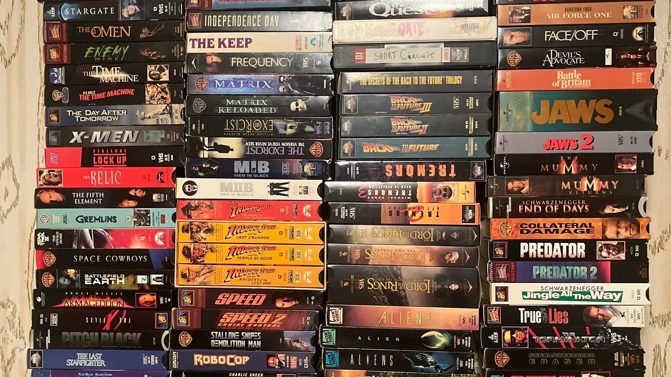 Sci-Fi and Action VHS Tapes