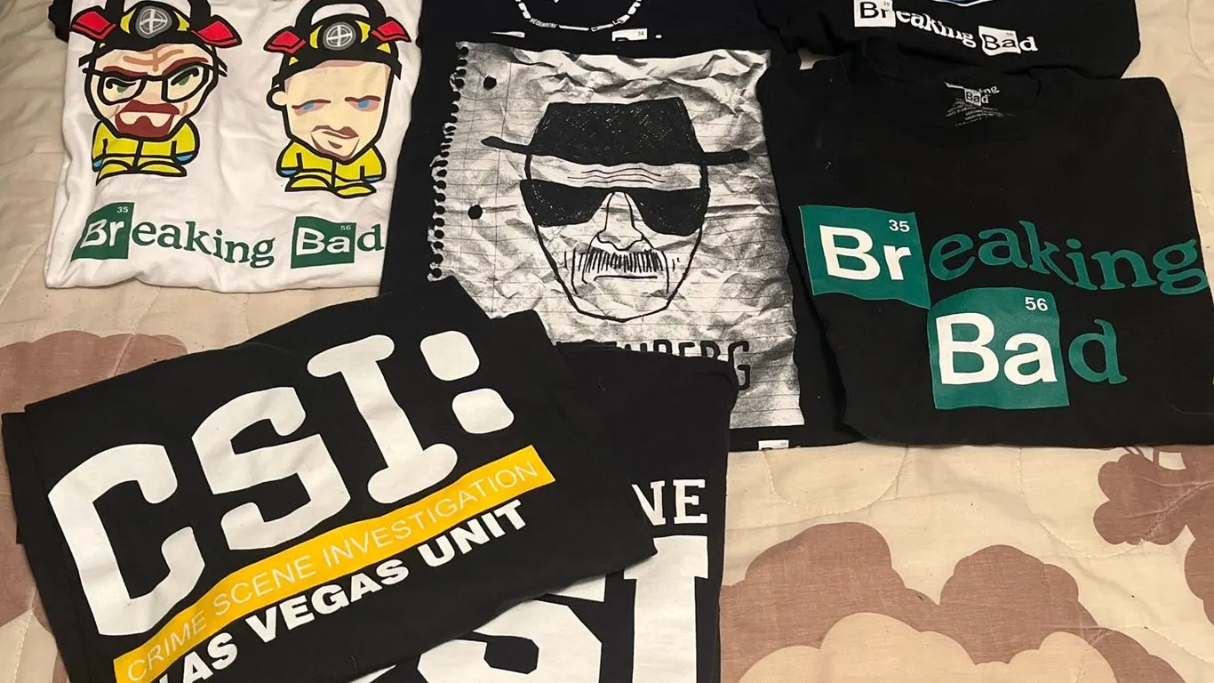 8 Breaking Bad and CSI T-Shirts