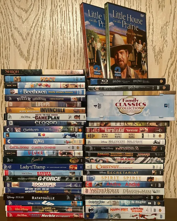 Family and Children's DVDs and Blu-rays