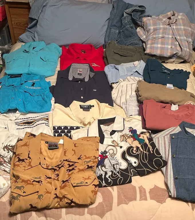 Western Rodeo Shirts and Jordache Overalls Assorted Brands