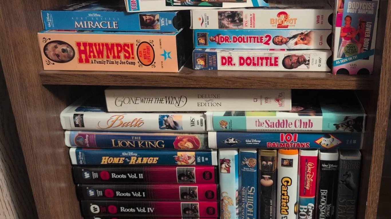 VHS Tapes Including Disney and Classics