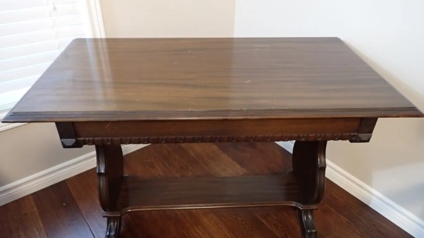 Antique Library Table