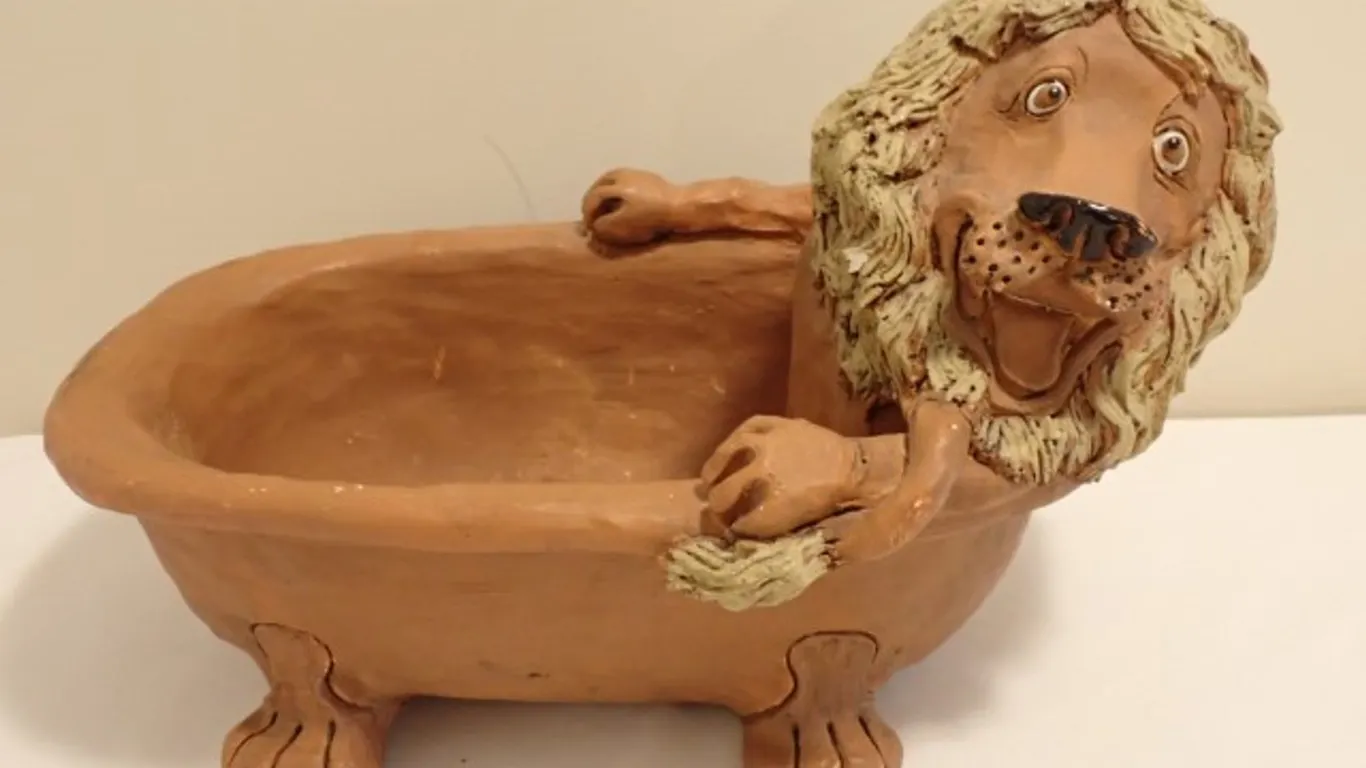 Whimsical Clay Planter