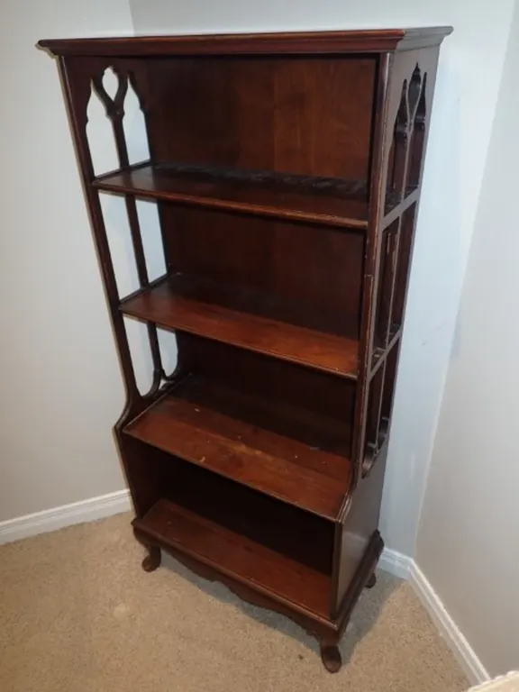 Small Wooden Antique Bookcase