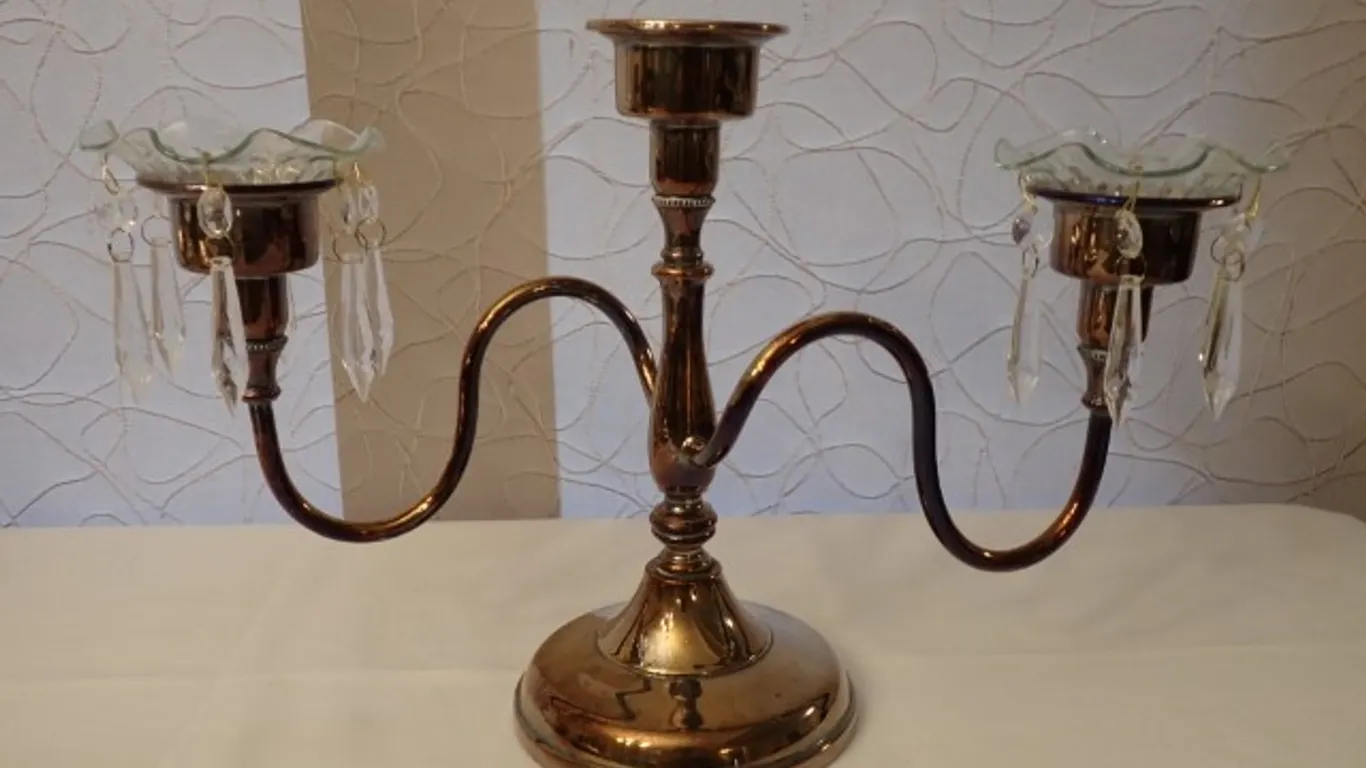 Silver-Plated Candelabra