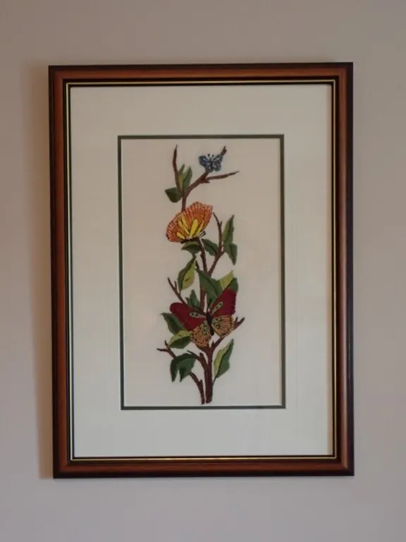Hand-Embroidered Artwork