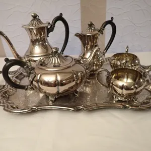 Silver-Plated Tea & Coffee Service Set