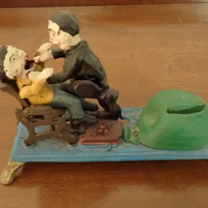 Cast Iron Mechanical Coin Bank