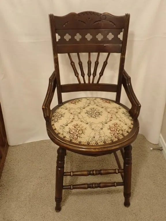 Eastlake Victorian Style Desk Chair