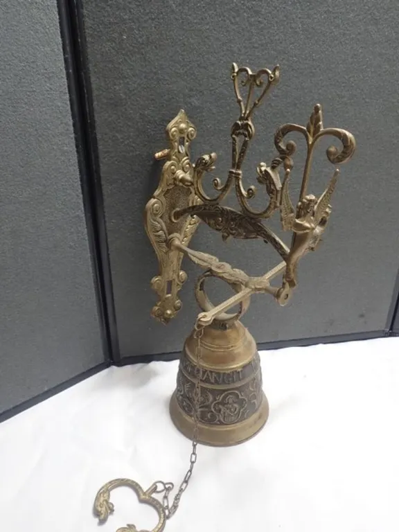 Antique Brass Pull Bell