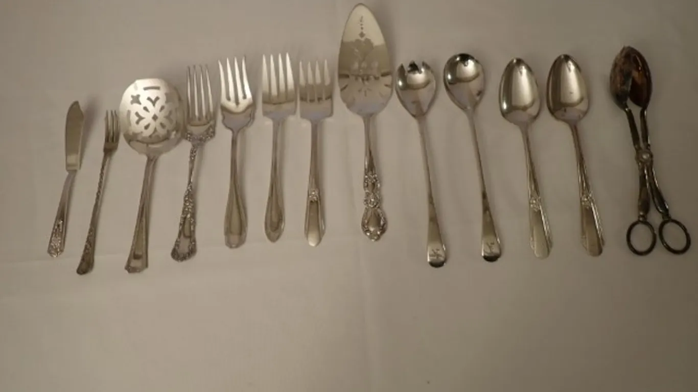 Vintage Silver-Plate Serving Utensils