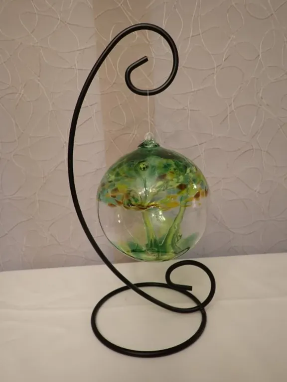 Art Glass With Display Stand