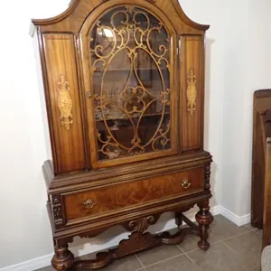 Antique Wooden China Cabinet
