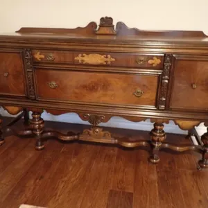 Antique Wooden Sideboard/Buffet Server