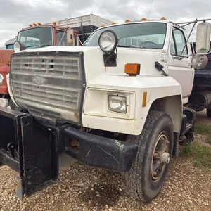 1990 Ford F700 Med Hvy Conventional Gravel Truck, Diesel, 2WD, ?km, White, *VIN 1FDPK84P5LVA28345 (P10-R?-S1013)
