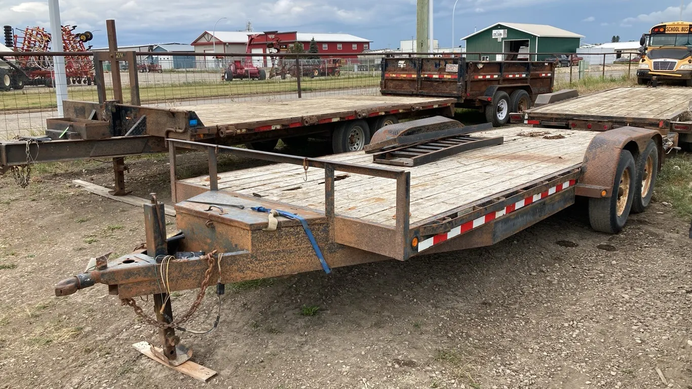 20’ Bumper Pull Flatdeck Trailer VIN: 2P9UH252741057179