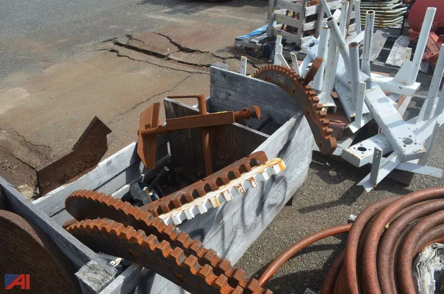 Box of Snow Plow Parts