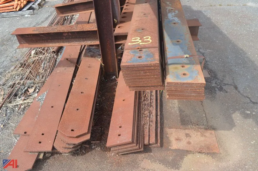 Snow Plow parts, Sign posts, Assorted Metal