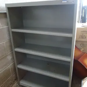 Metal Shelf, File Cabinet, Padded Divider,(2) Desk Tops