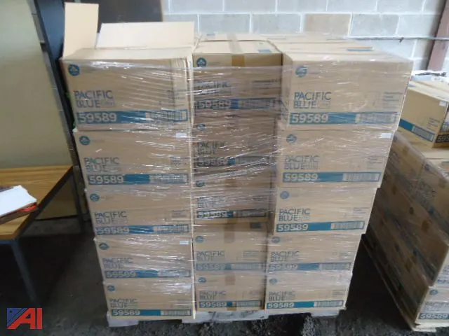 (40) Cases of Pacific Blue Towel Dispensers NIB on Pallet