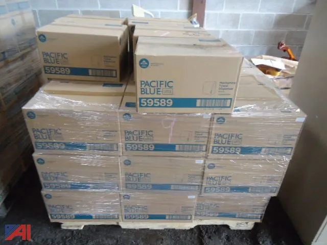 (32) Cases of Pacific Blue Towel Dispensers NIB on Pallet