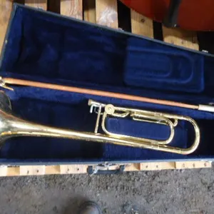 (2) Conn Trombones (1) Yamaha French Horn
