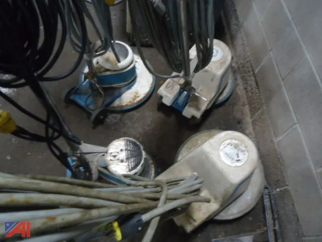 (2) Industrial Floor Buffing Machines (2) Kent Buffers