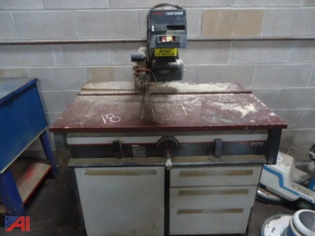 Sears Craftsman 10" Radial Arm Saw Table