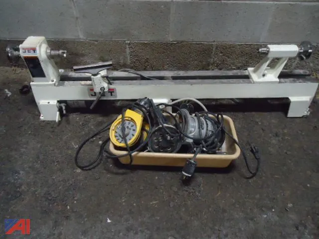 JET Benchtop Lathe with Router and More