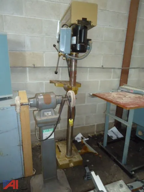 Powermatic Drill Press and Pedestal Buffer/Grinder