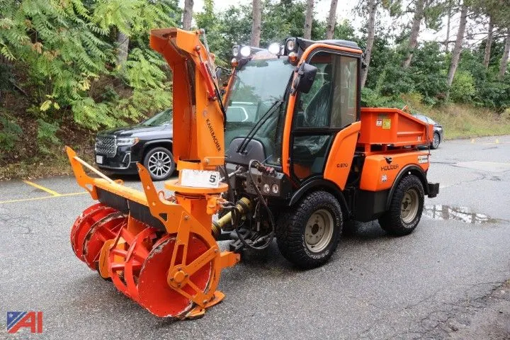 2018 Holder C270 Compact Utility Vehicle with Attachments (J576)