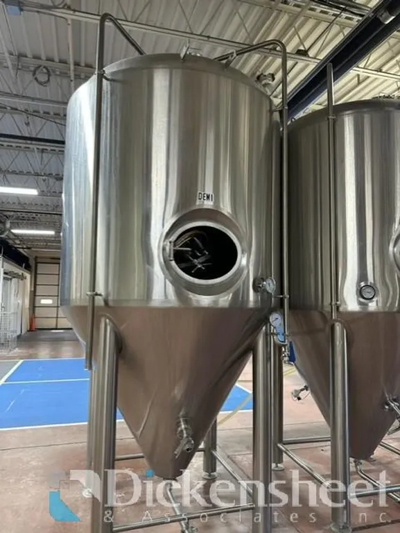 DEMI STAINLESS STEEL CONICAL FERMENTER-EST 30BBL